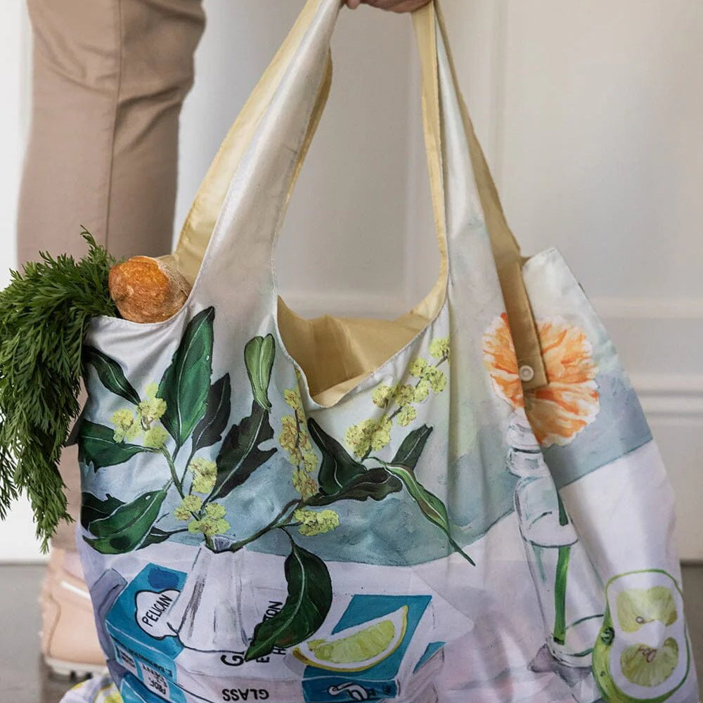 Wattle & Citrus Reusable Large Shopping Bag - Pure Apotheca
