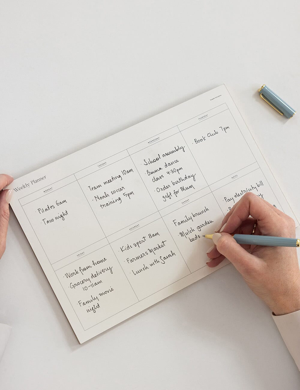 Weekly Magnetic Fridge Planner - Pure Apotheca