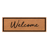 Welcome Black Doormat 45x120cm - Pure Apotheca