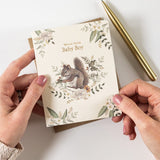 Welcome Darling Baby Boy Greeting Card - Pure Apotheca