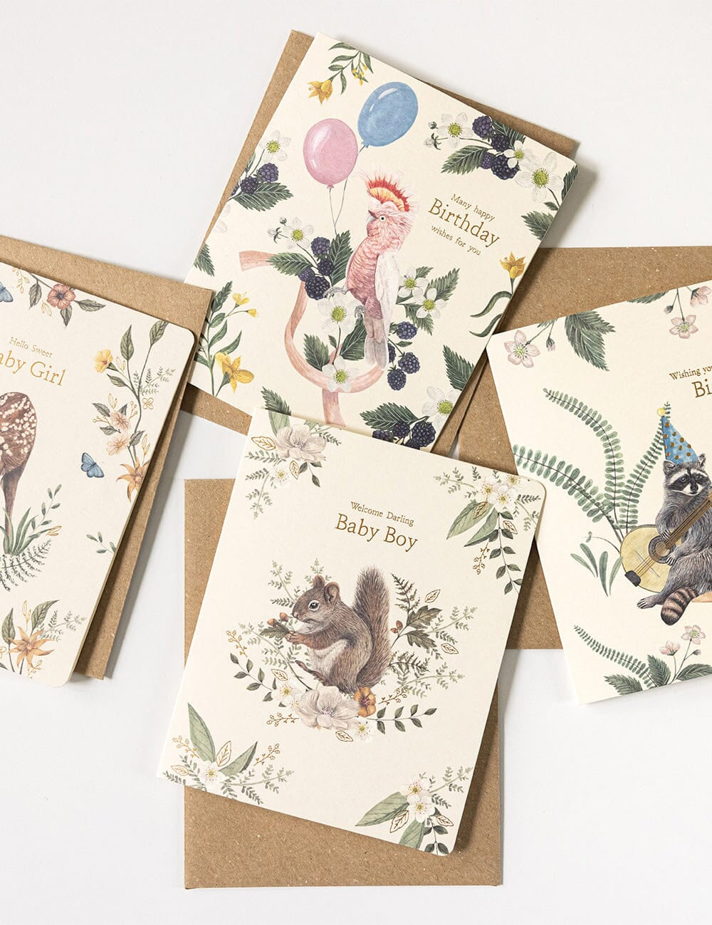 Welcome Darling Baby Boy Greeting Card - Pure Apotheca