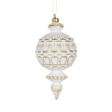 WHITE AND GOLD AZTEC FINIAL - Pure Apotheca