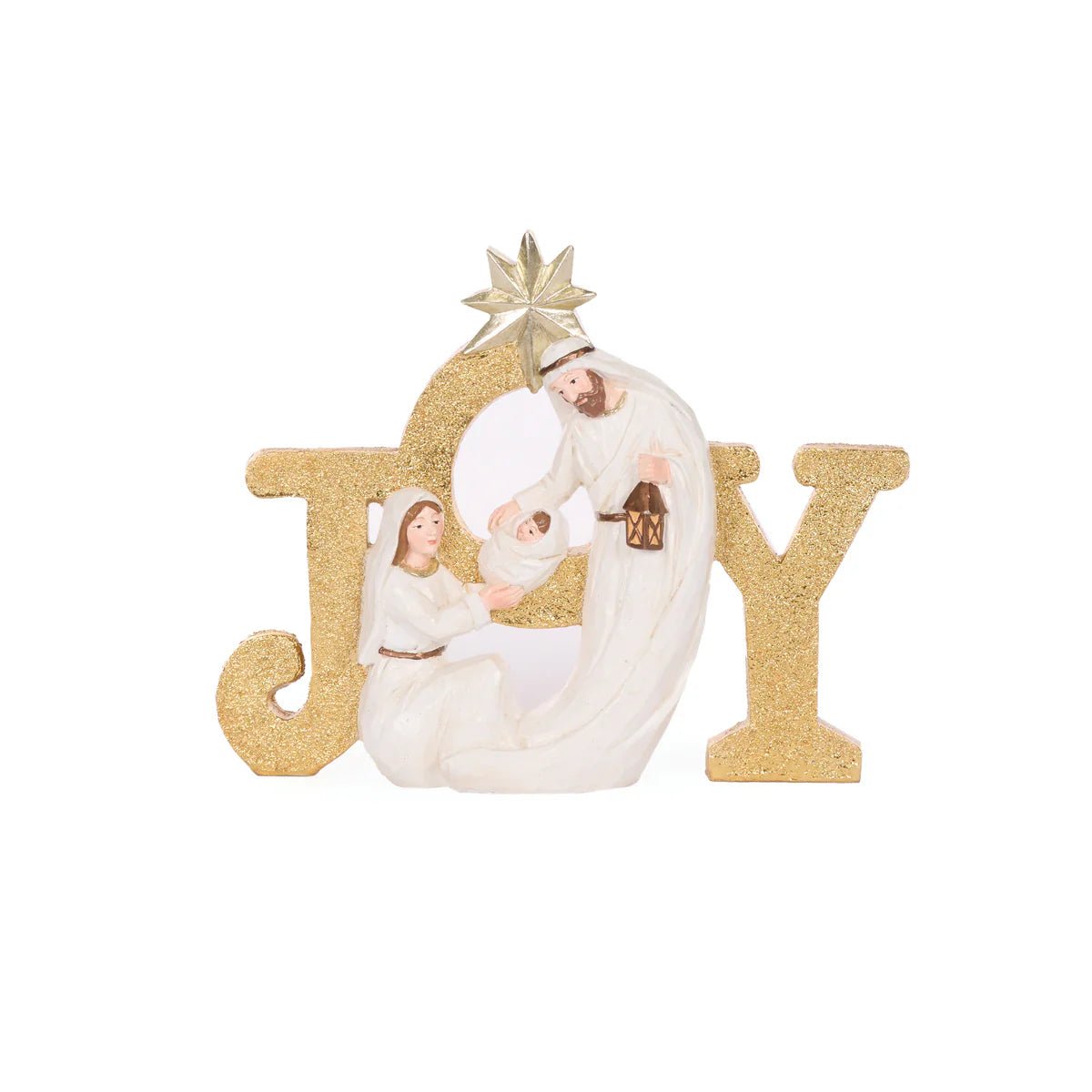 WHITE AND GOLD JOY NATIVITY - Pure Apotheca