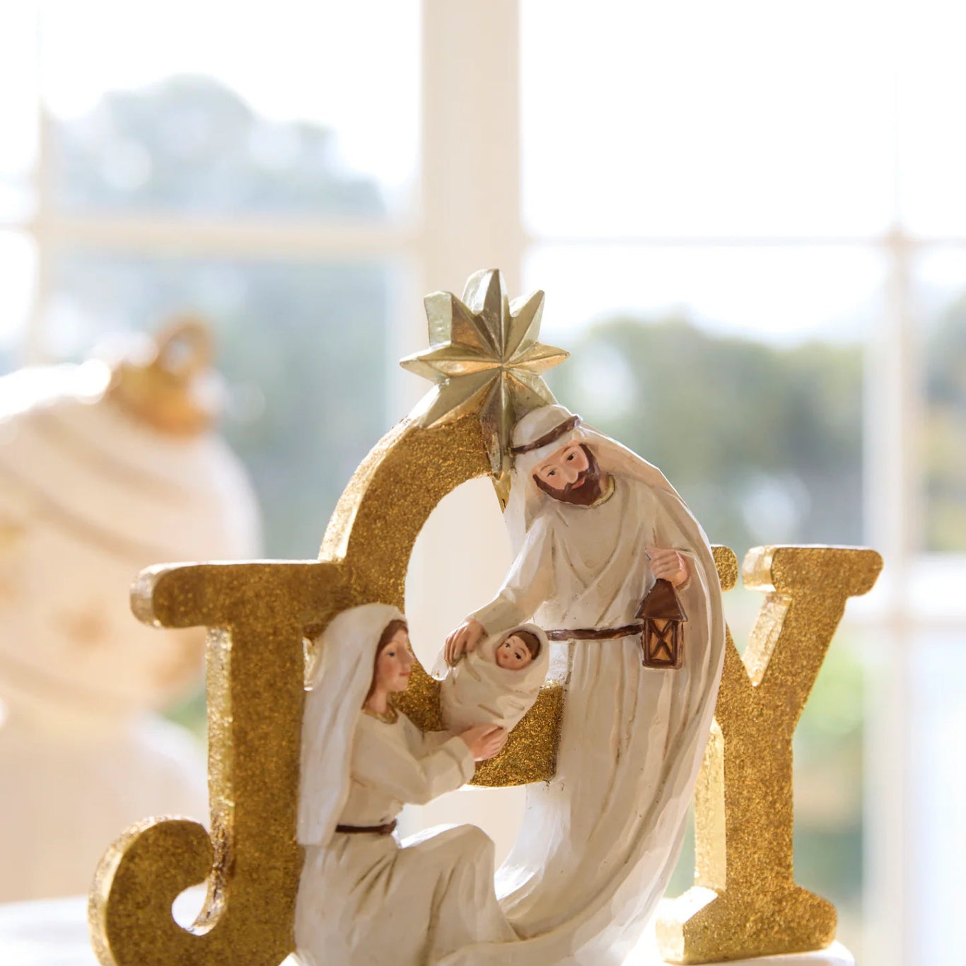 WHITE AND GOLD JOY NATIVITY - Pure Apotheca