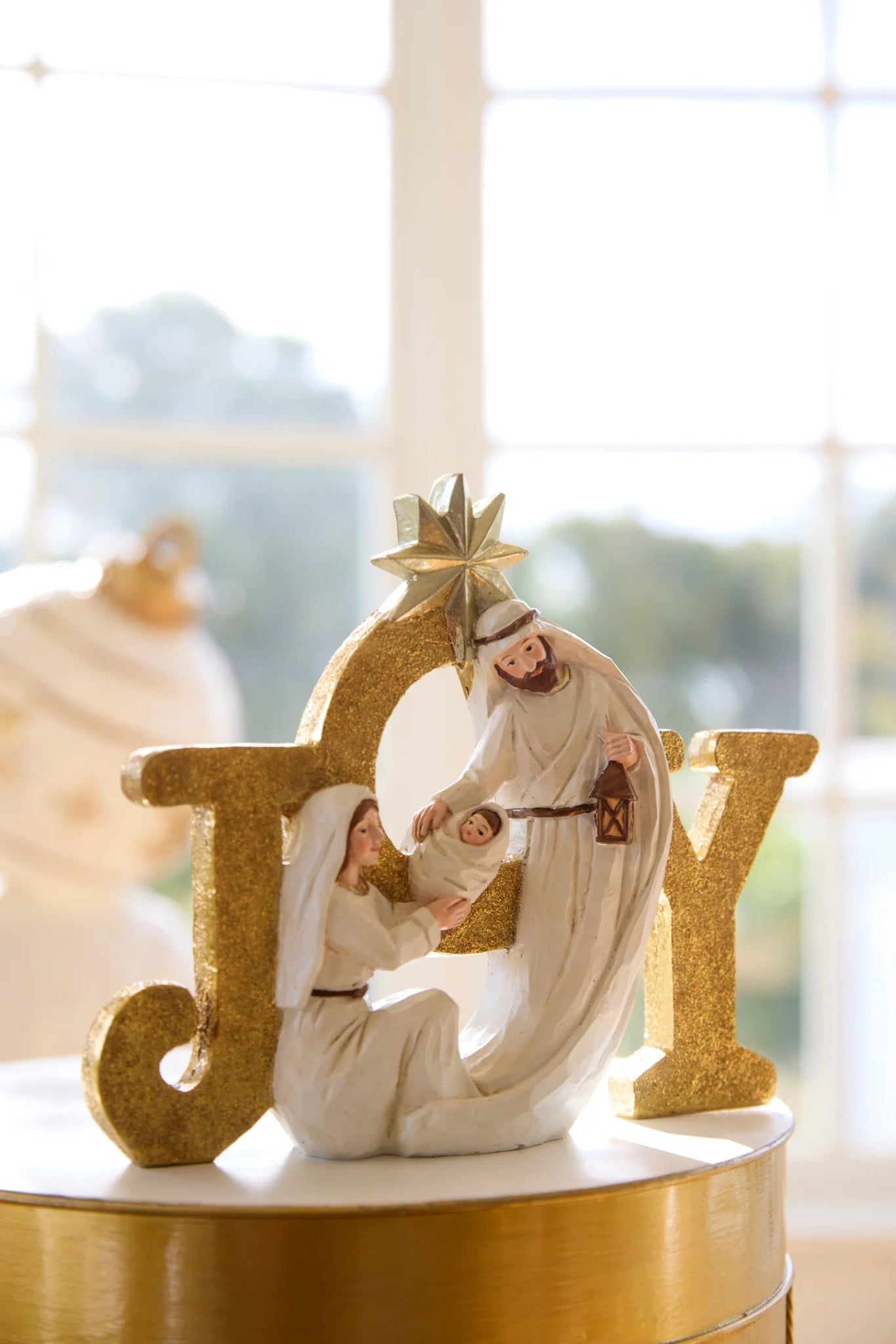 WHITE AND GOLD JOY NATIVITY - Pure Apotheca