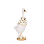 WHITE AND GOLD REGAL DUCK WITH CAPE - Pure Apotheca