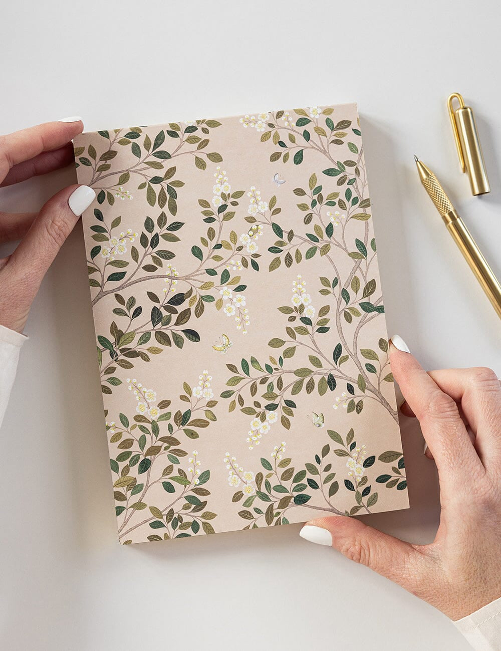 White Blossom Notepad Jotter - Pure Apotheca