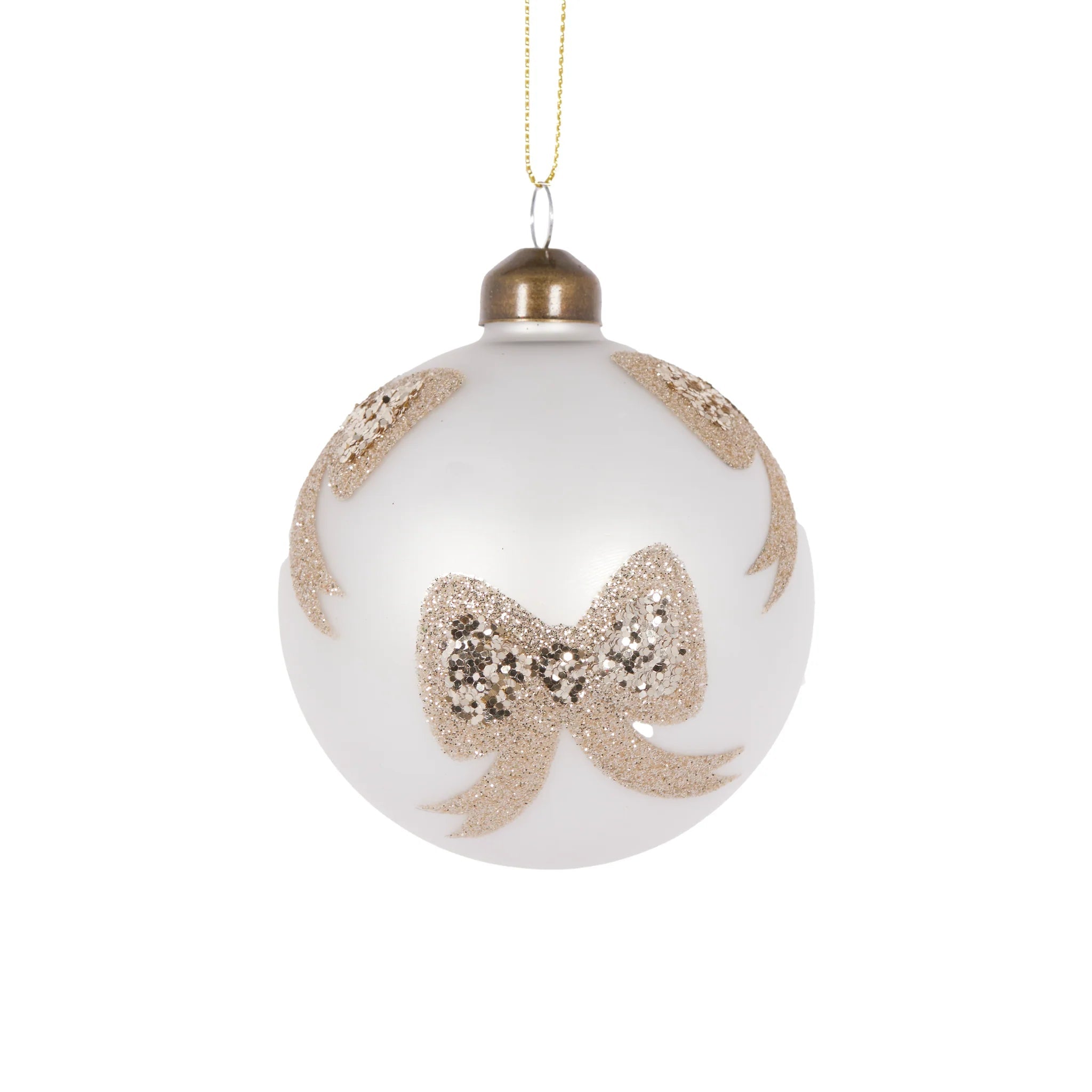 WHITE BOW BAUBLE - Pure Apotheca