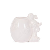 WHITE BUNNY BLOSSOM EGG VASE - Pure Apotheca