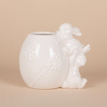 WHITE BUNNY BLOSSOM EGG VASE - Pure Apotheca