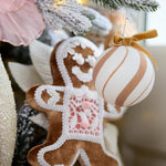 WHITE GINGERBREAD SWIRL BAUBLE - Pure Apotheca