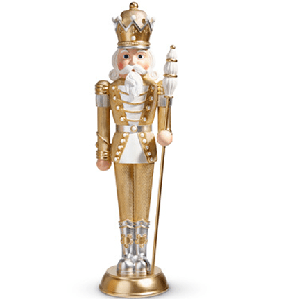 White & Gold Nutcracker 60cm - Pure Apotheca