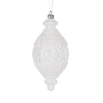 WHITE INTRICATE DROP BAUBLE - Pure Apotheca