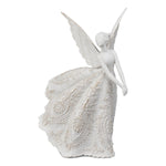 WHITE LACE STANDING ANGEL LEFT - Pure Apotheca