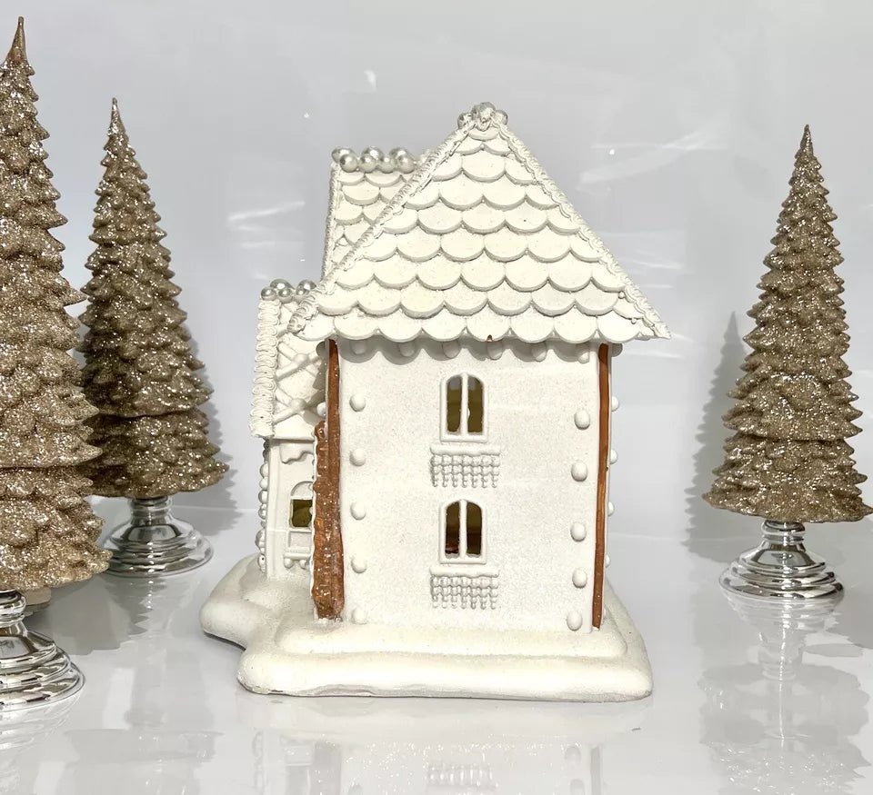 WHITE LED 1 GINGERBREAD HOUSE - Pure Apotheca