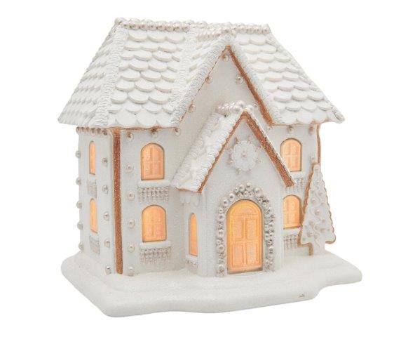 WHITE LED 1 GINGERBREAD HOUSE - Pure Apotheca