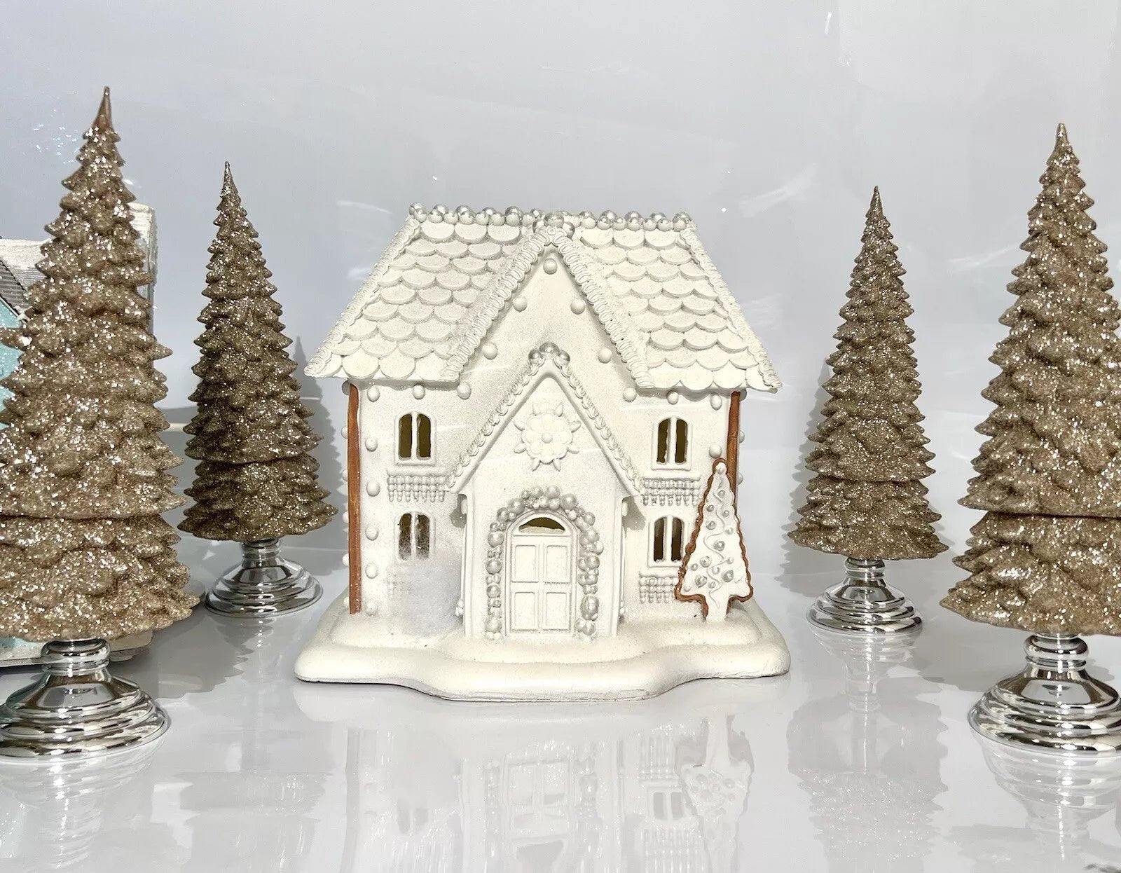 WHITE LED 1 GINGERBREAD HOUSE - Pure Apotheca