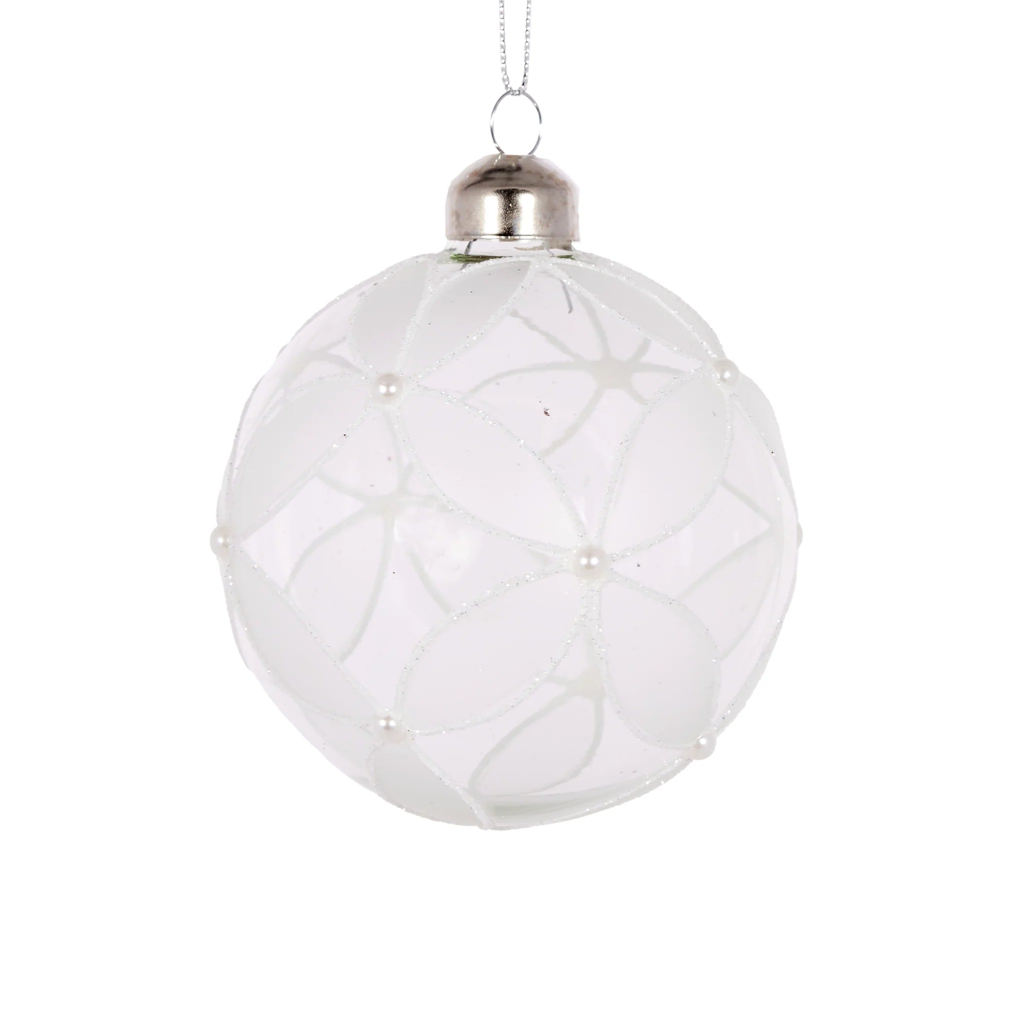 WHITE PEARL FLOWER BAUBLE - Pure Apotheca