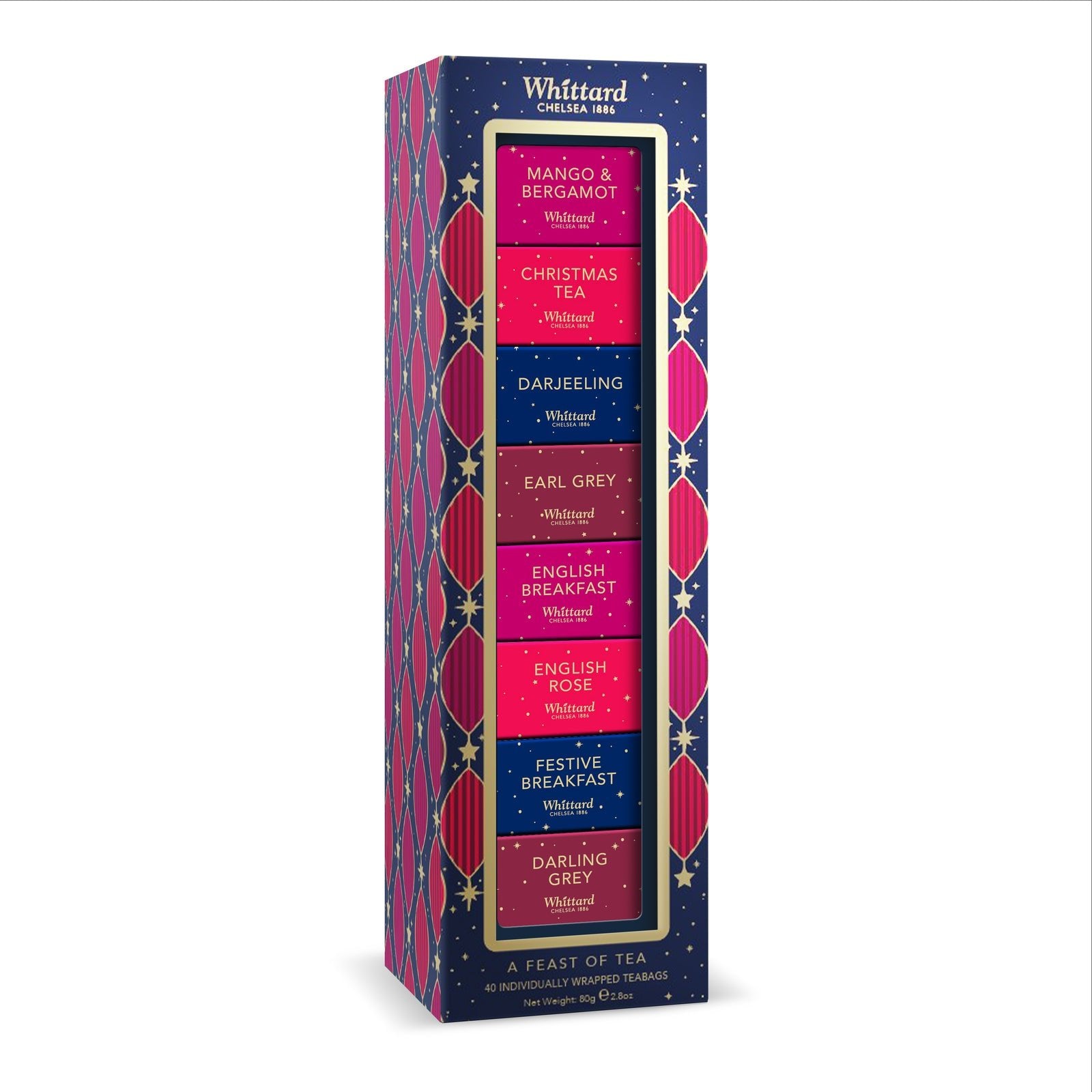 Whittard Christmas Feast of Tea Pack 80g - Pure Apotheca