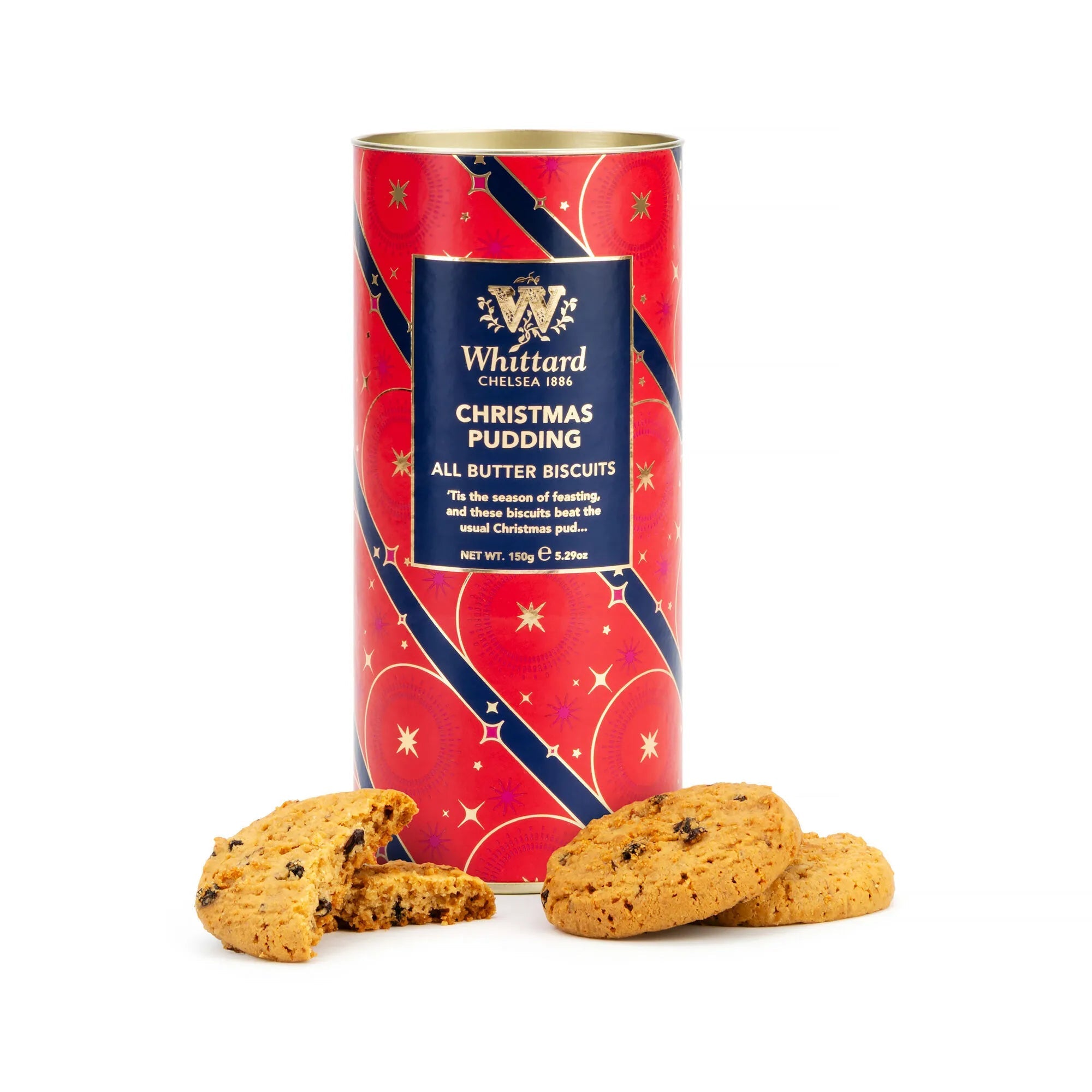 Whittard Christmas Pudding Biscuits 150g - Pure Apotheca