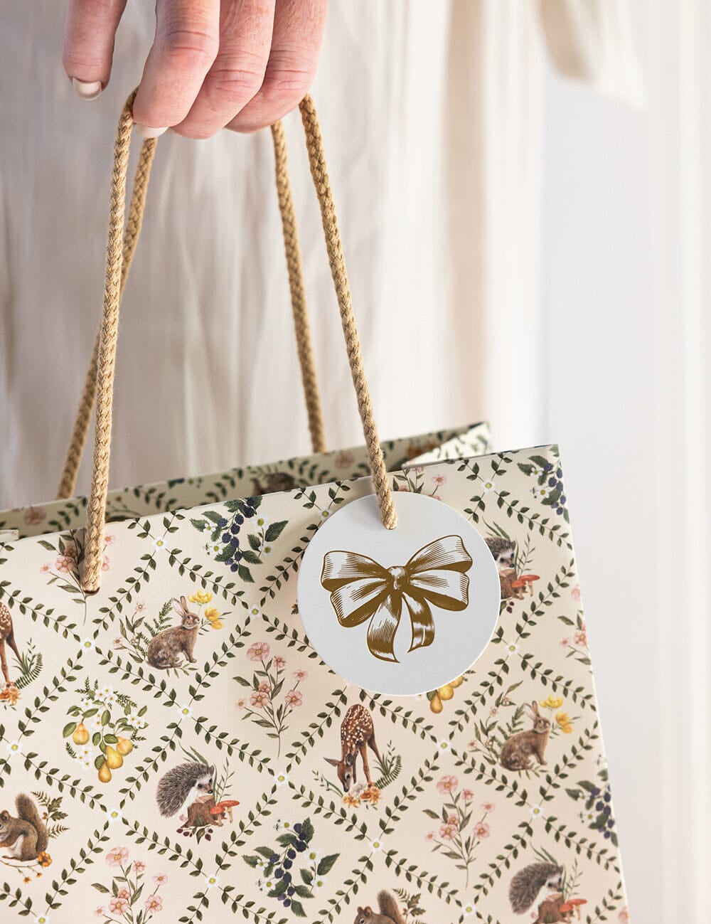 Wildflower Trellis Medium Gift Bag - Pure Apotheca