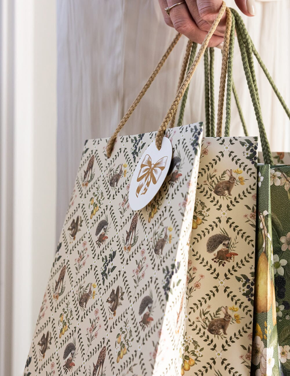 Wildflower Trellis Medium Gift Bag - Pure Apotheca