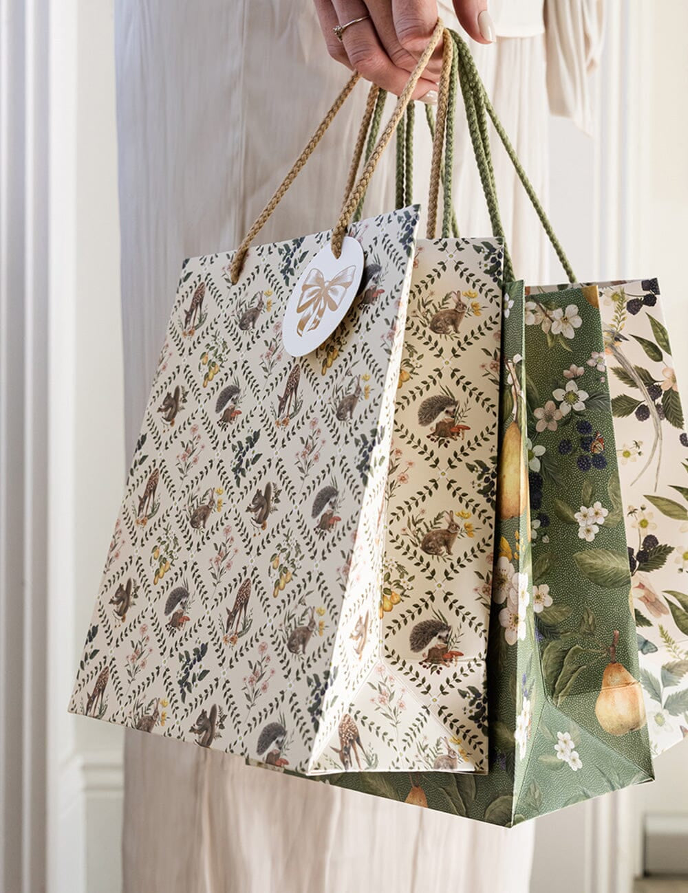 Wildflower Trellis Medium Gift Bag - Pure Apotheca