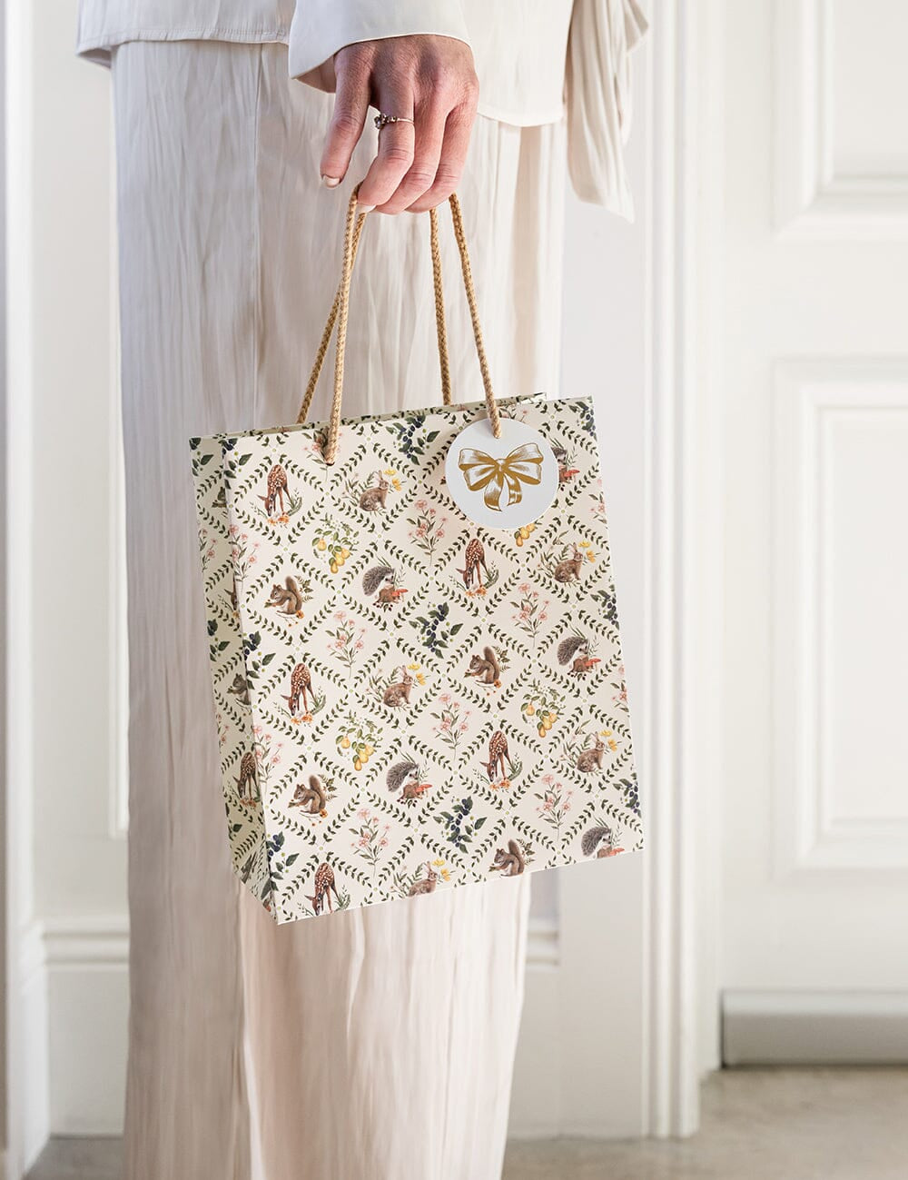 Wildflower Trellis Medium Gift Bag - Pure Apotheca