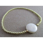 Willow Pearl Gold Beaded Bracelet - Pure Apotheca