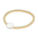 Willow Pearl Gold Beaded Bracelet - Pure Apotheca