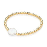 Willow Pearl Gold Beaded Bracelet - Pure Apotheca