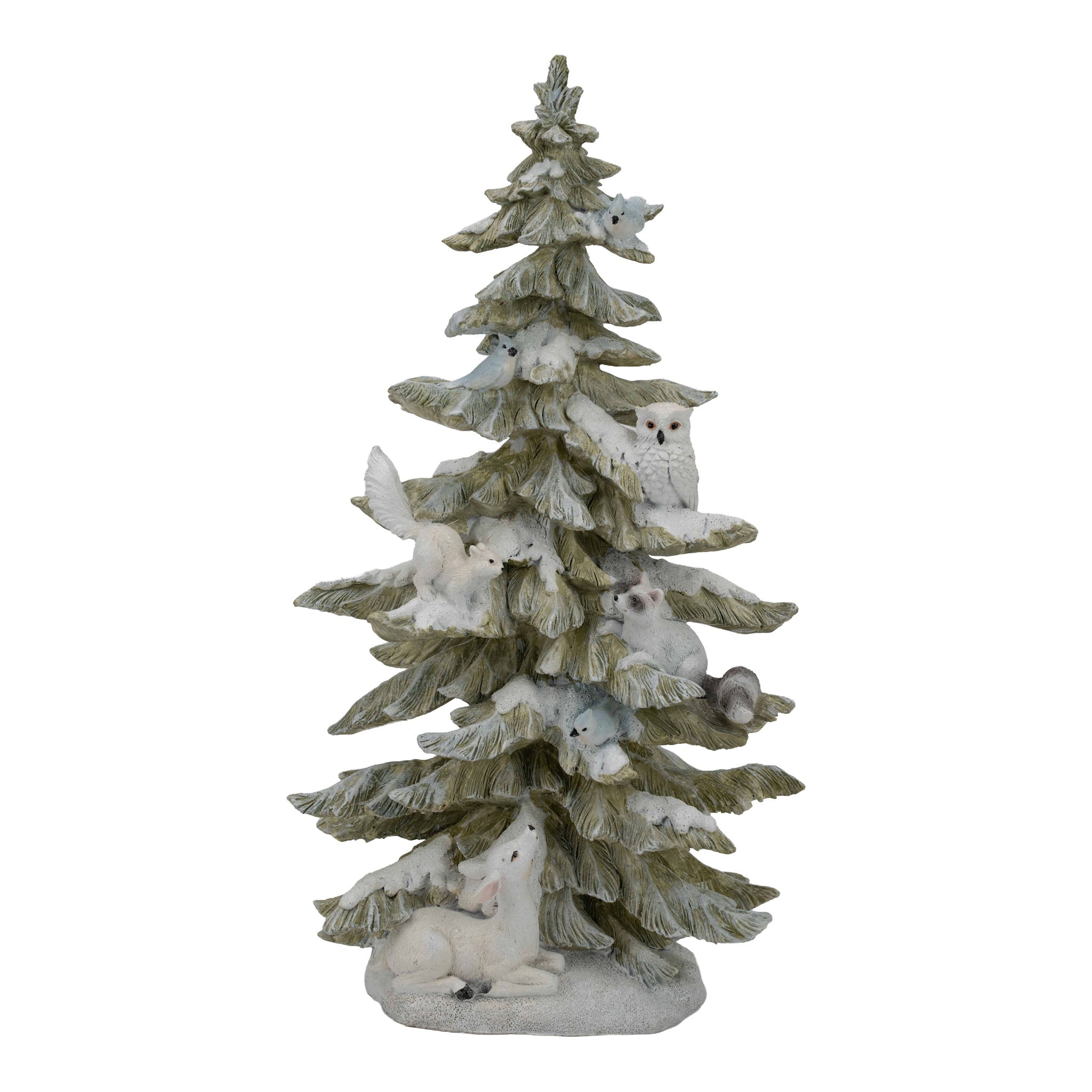 Winter Forest Tree with Animals 41cm - Pure Apotheca