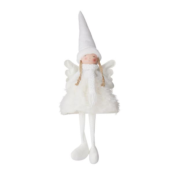 Winter White Angel with Dangly Legs and Hat - Pure Apotheca