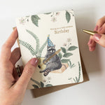Wishing you a Totally Awesome Birthday Racoon Card - Pure Apotheca