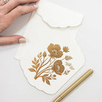 With Love Scallop Card - Pure Apotheca