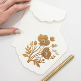 With Love Scallop Card - Pure Apotheca