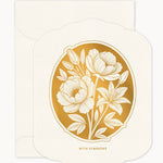 With Sympathy Scallop Card - Pure Apotheca