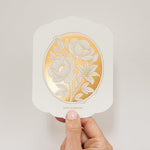 With Sympathy Scallop Card - Pure Apotheca