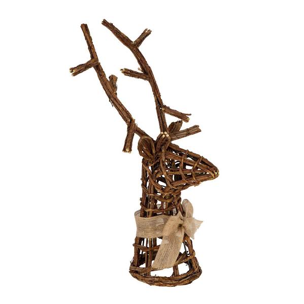 Wooder Reindeer Head Rattan LRG - Pure Apotheca
