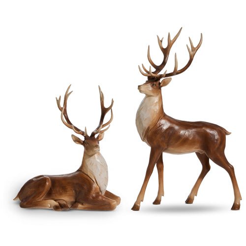 Woodland Chestnut Brown Reindeer Standing - Pure Apotheca
