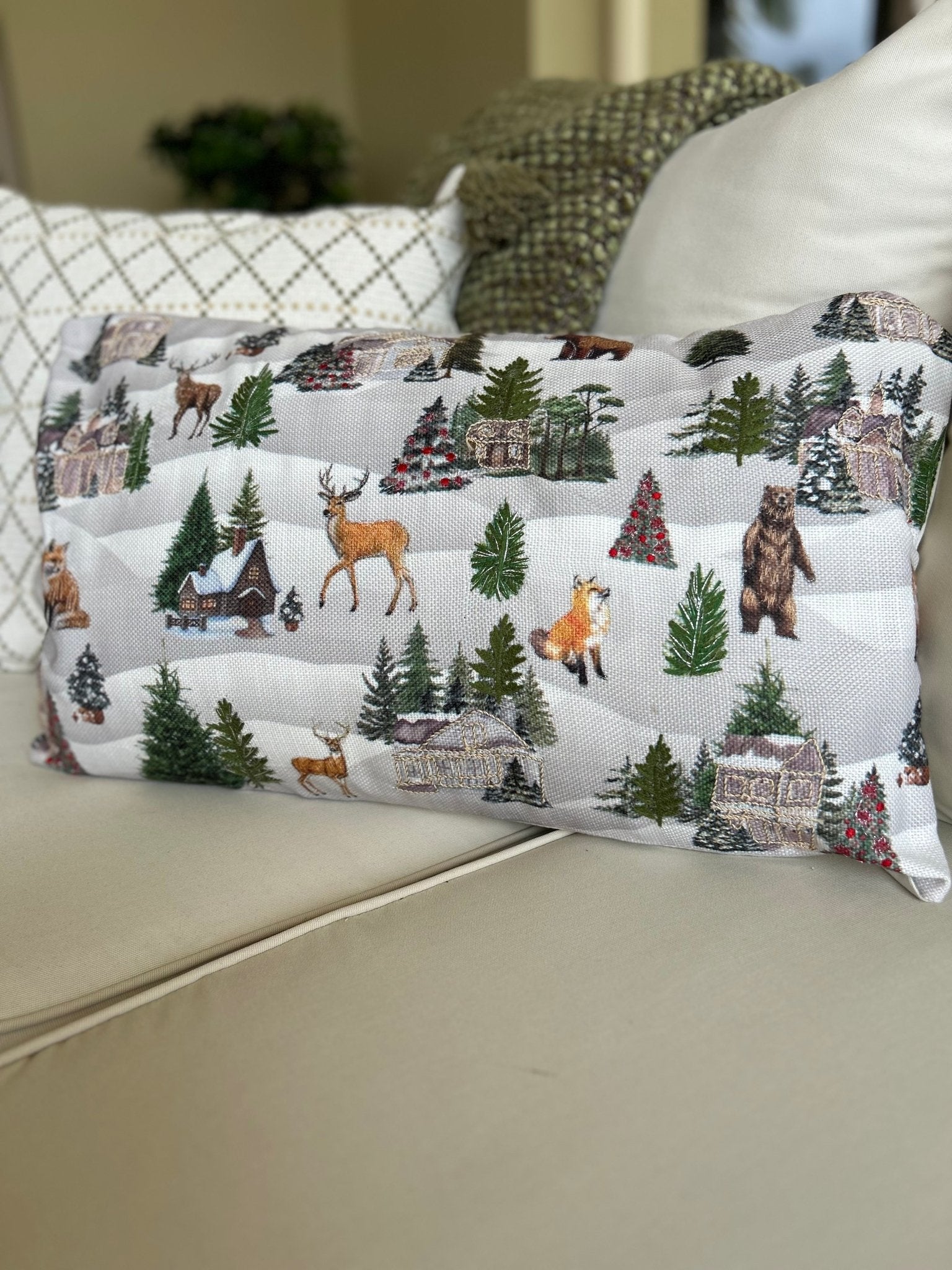 Woodland Slopes Cushion 40x60cm - Pure Apotheca