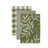 Woodlands Green Teatowel 3pk - Pure Apotheca