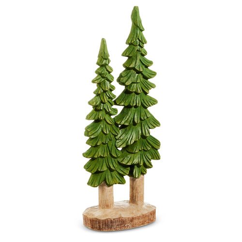 Woodlands Green Tree Carved 52cm - Pure Apotheca