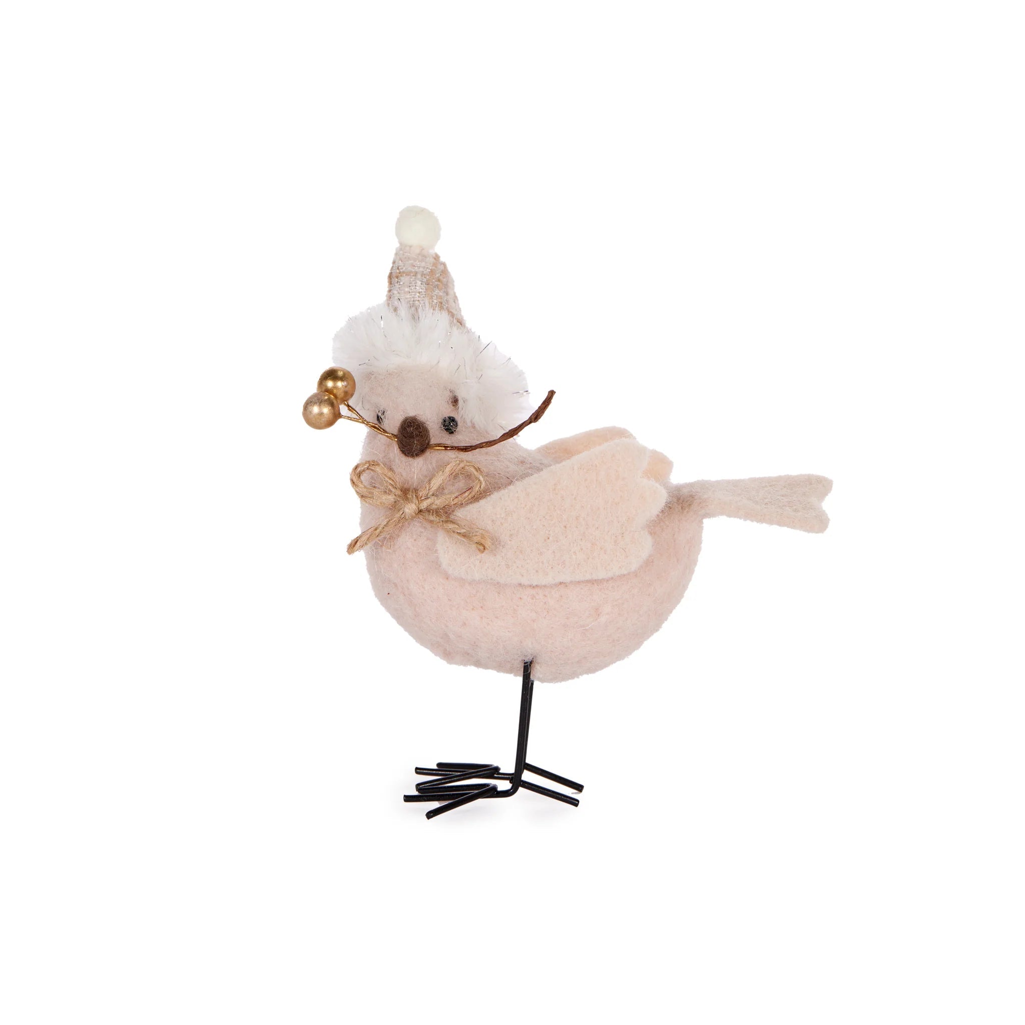 WOOL CREAM BIRD WITH HAT - Pure Apotheca