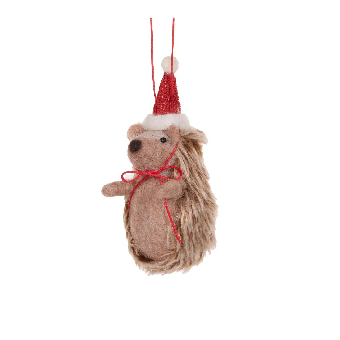 WOOL ECHIDNA WITH SANTA HAT - Pure Apotheca