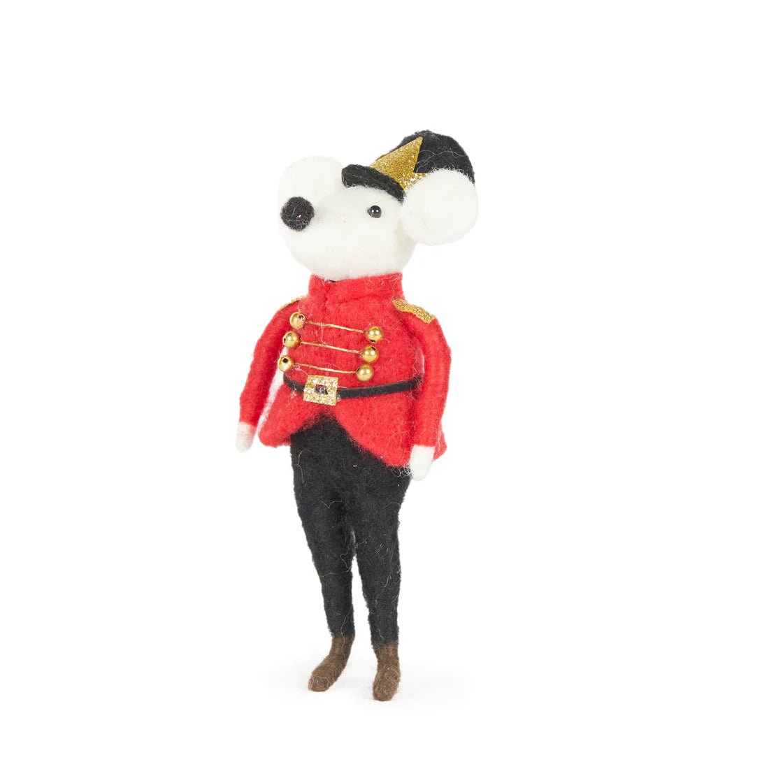 WOOL MOUSE NUTCRACKER STANDING - Pure Apotheca