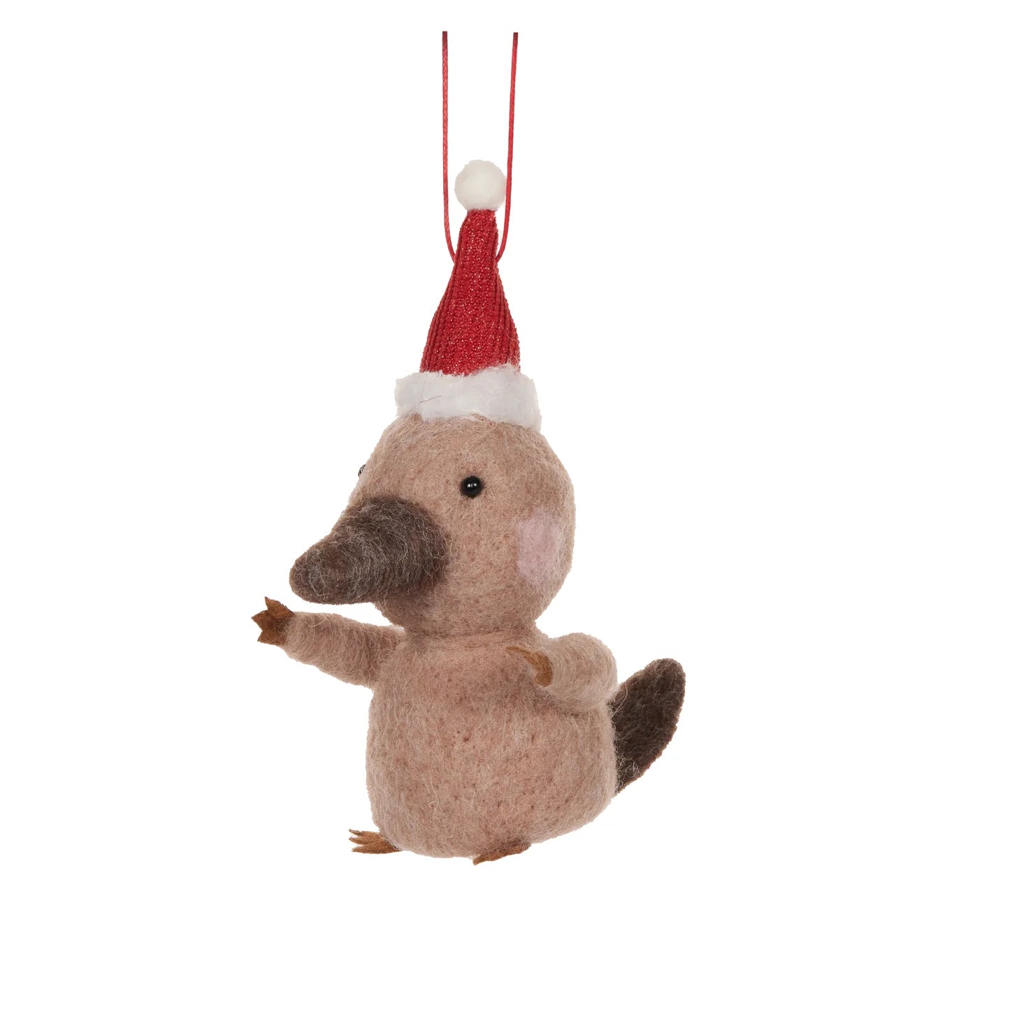 WOOL PLATYPUS WITH SANTA HAT - Pure Apotheca