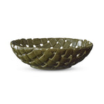 WOVEN CERAMIC GREEN BOWL - Pure Apotheca