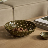 WOVEN CERAMIC GREEN BOWL - Pure Apotheca
