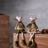 Green Tilly Mouse Hanging